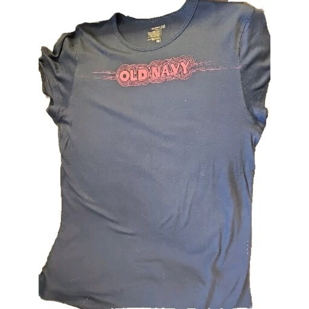 Vtg Old Navy T-Shirt Says Old Navy In Pink On Front Size XXL